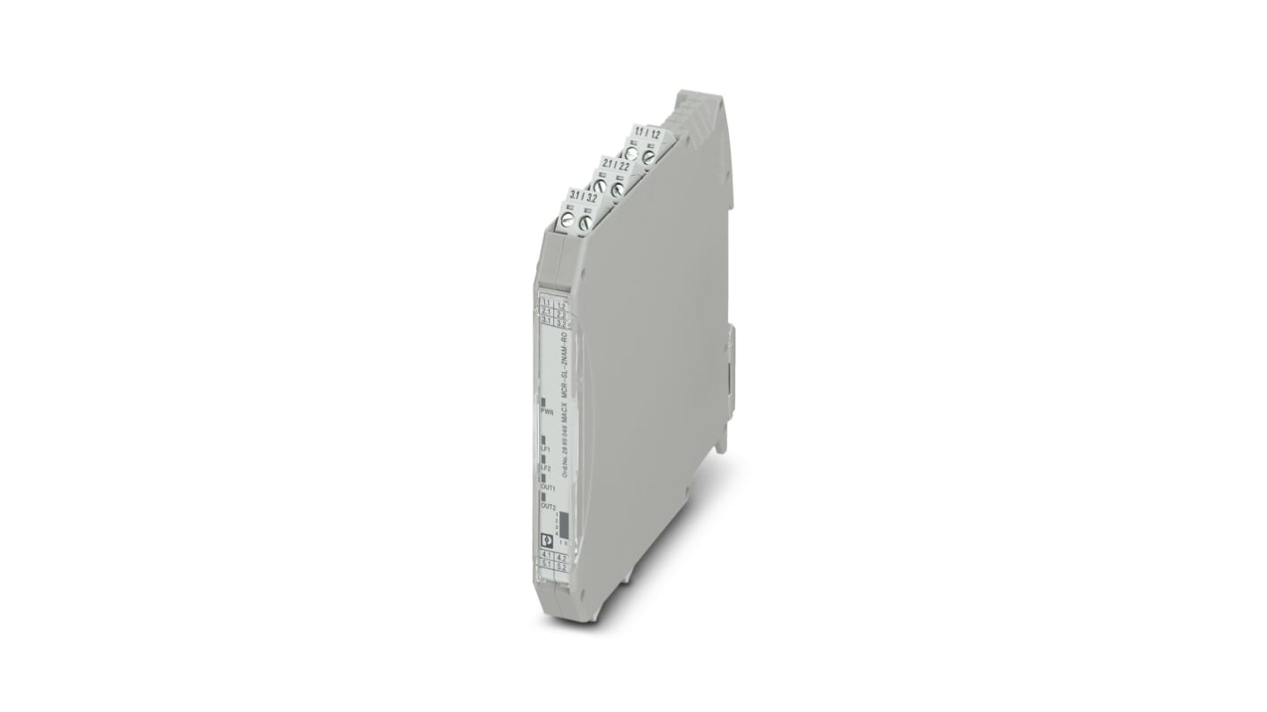 Phoenix Contact MACX Analog Series 2-Contact Female Interface Module, DIN Rail Mount, 35mA