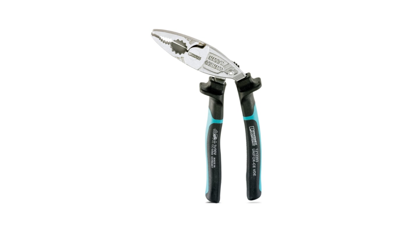 Phoenix Contact 1212203 Combination Pliers, 200 mm Overall, VDE/1000V