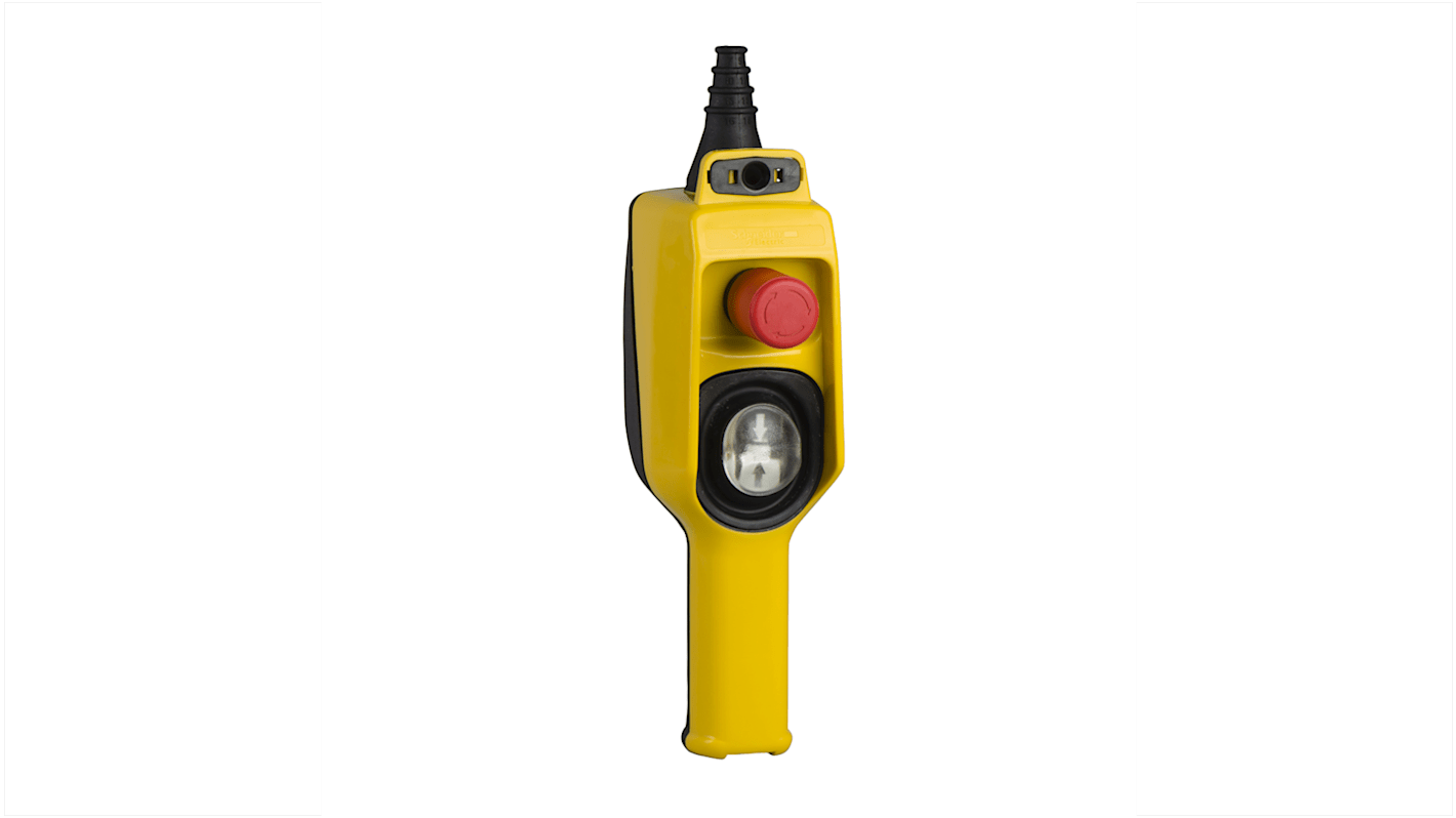 Schneider Electric 1NC Slow Action Push Button Pendant Station, 10A