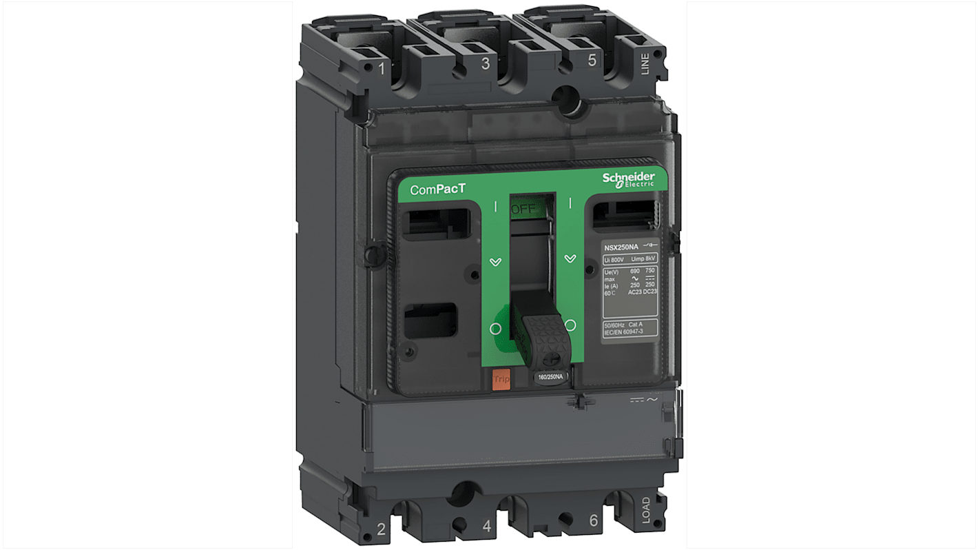 Schneider Electric Fuse Switch Disconnector, 2 Pole, 100A Max Current