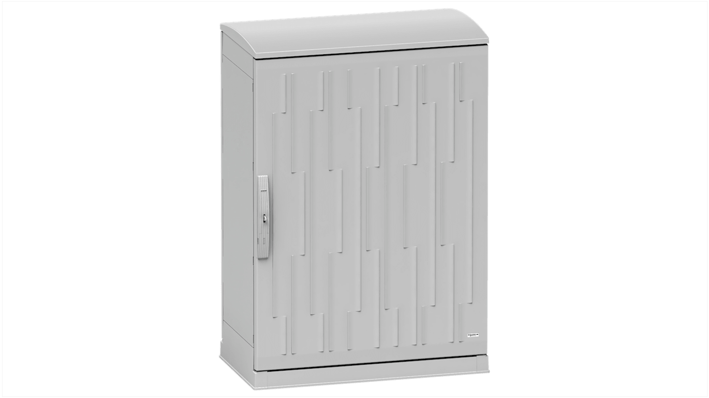 Schneider Electric PanelSeT Series Grey Glass Fibre Reinforced Polyester Enclosure, IP55, IK10, Grey Lid, 1593 x 750 x