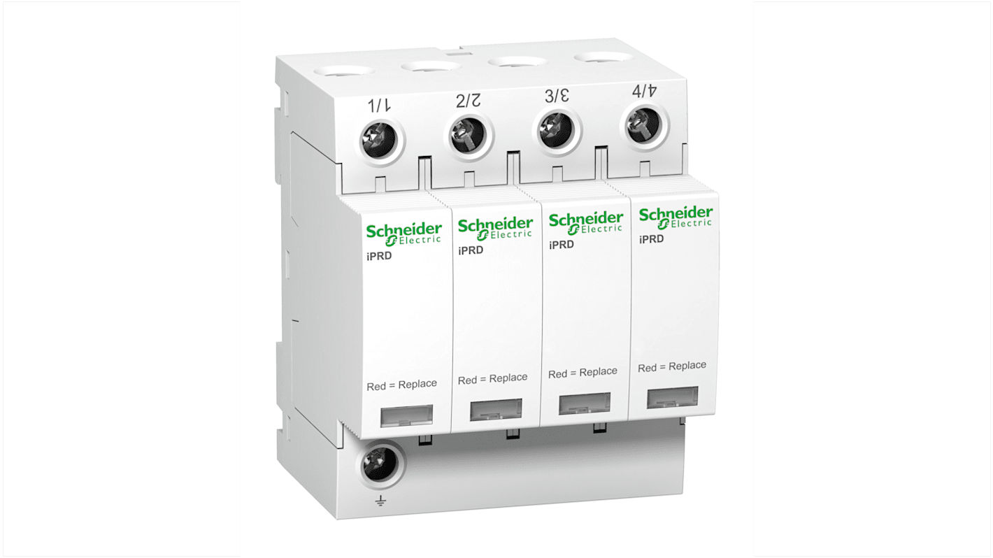 Scaricatore di sovratensione A9L20421, Monofase fasi, max 20kA, 460V (Volts), A clip Acti9 iPRD20r