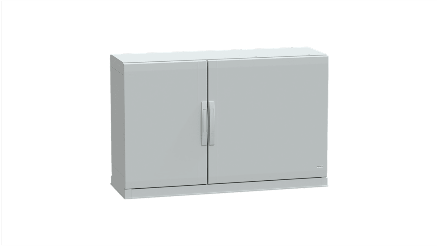 Schneider Electric Thalassa Series Fibreglass Reinforced Polyester Double-Door-Door Floor Standing Enclosure, Opaque