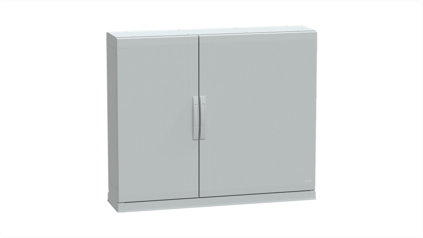 Schneider Electric Thalassa Series Fibreglass Reinforced Polyester Double-Door-Door Floor Standing Enclosure, Opaque