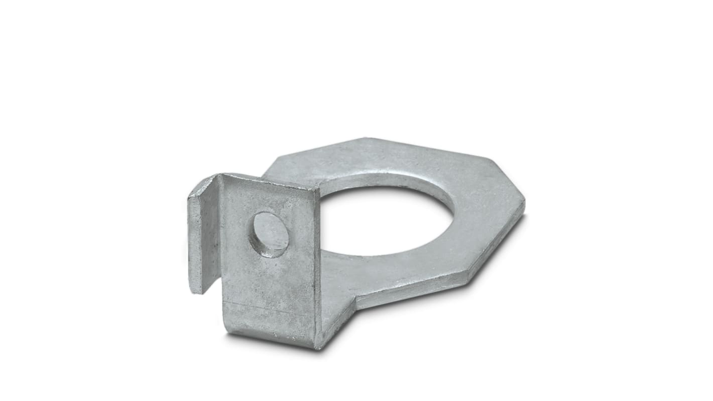 Phoenix Contact 2905 Series Zinc Bracket for Use with FLT-ISG-100-EX Isolating Spark Gap, 111 x 70mm