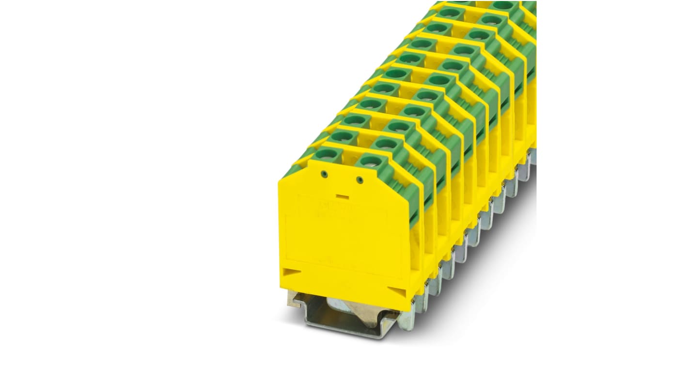 Phoenix Contact 709725 OTTA Series Green, Yellow, 0.1 → 6mm², Bolt Termination