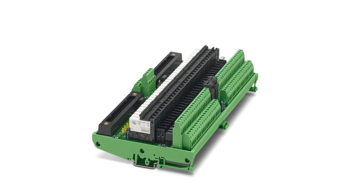 Phoenix Contact 32-Contact Female Interface Module, D-sub Connector, DIN Rail Mount, 10A
