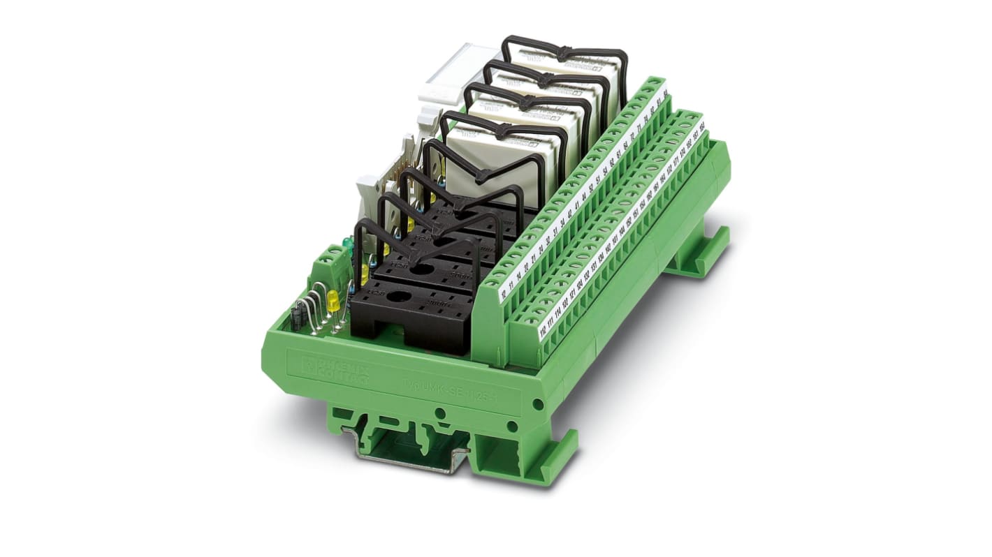 Phoenix Contact UMK-8 RELS/KSR-G24/21-21/PLC Series 16-Contact Female Interface Module, D-sub Connector, DIN Rail