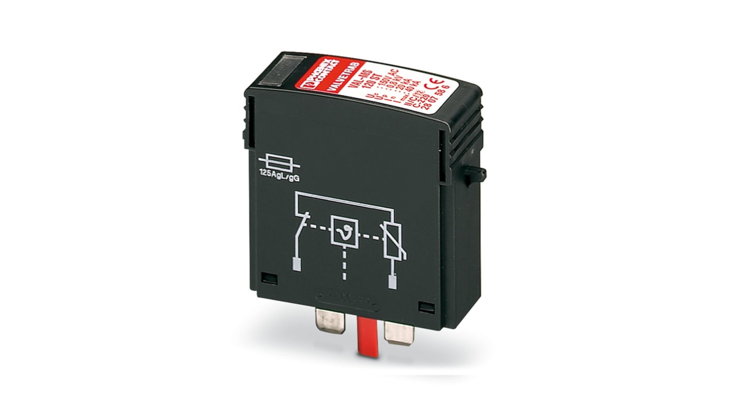 Phoenix Contact, VAL Surge Protection Plug 100 VDC Maximum Voltage Rating