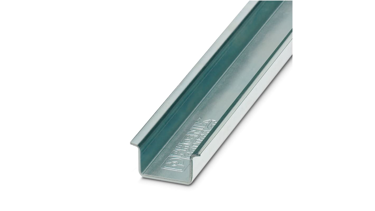 Phoenix Contact Steel Unperforated DIN Rail, 2000mm x 35mm x 2000mm