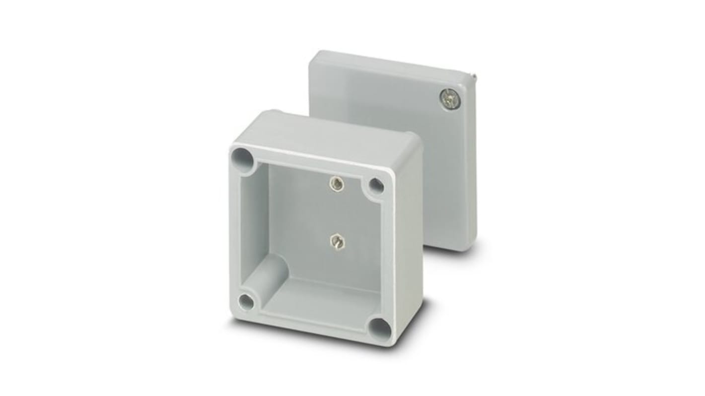 Phoenix Contact Grey Glass Fibre Reinforced Polyester Junction Box, 75 x 80 x 75mm