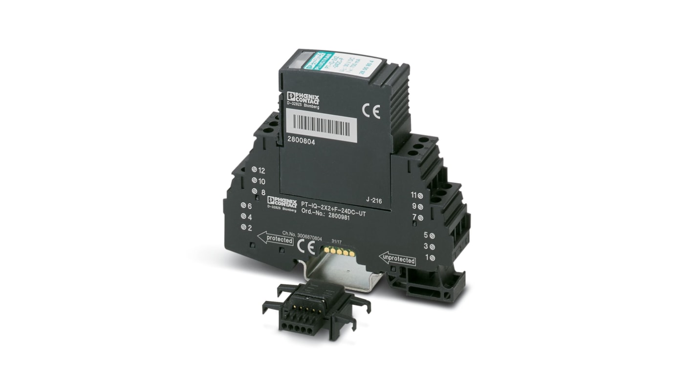 Phoenix Contact Surge Protector, DIN Rail Mount