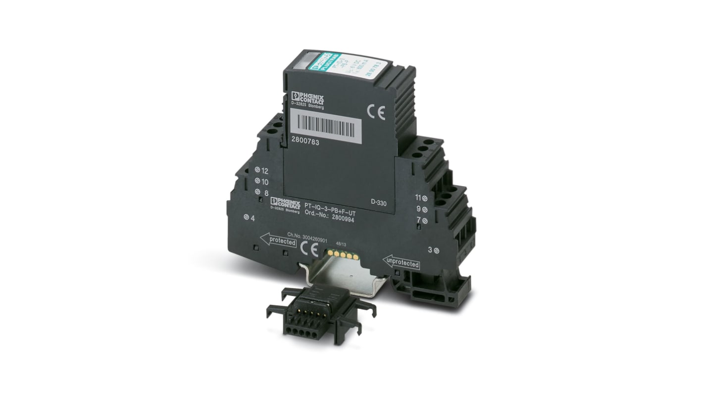 Phoenix Contact Surge Protector, DIN Rail Mount
