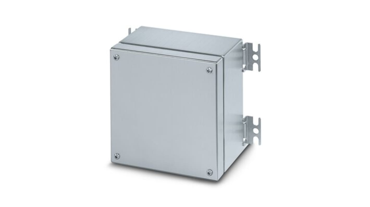 Phoenix Contact S6 A Series Silver 316L Stainless Steel Junction Box, ATEX, IECEx, 600 x 200 x 120mm