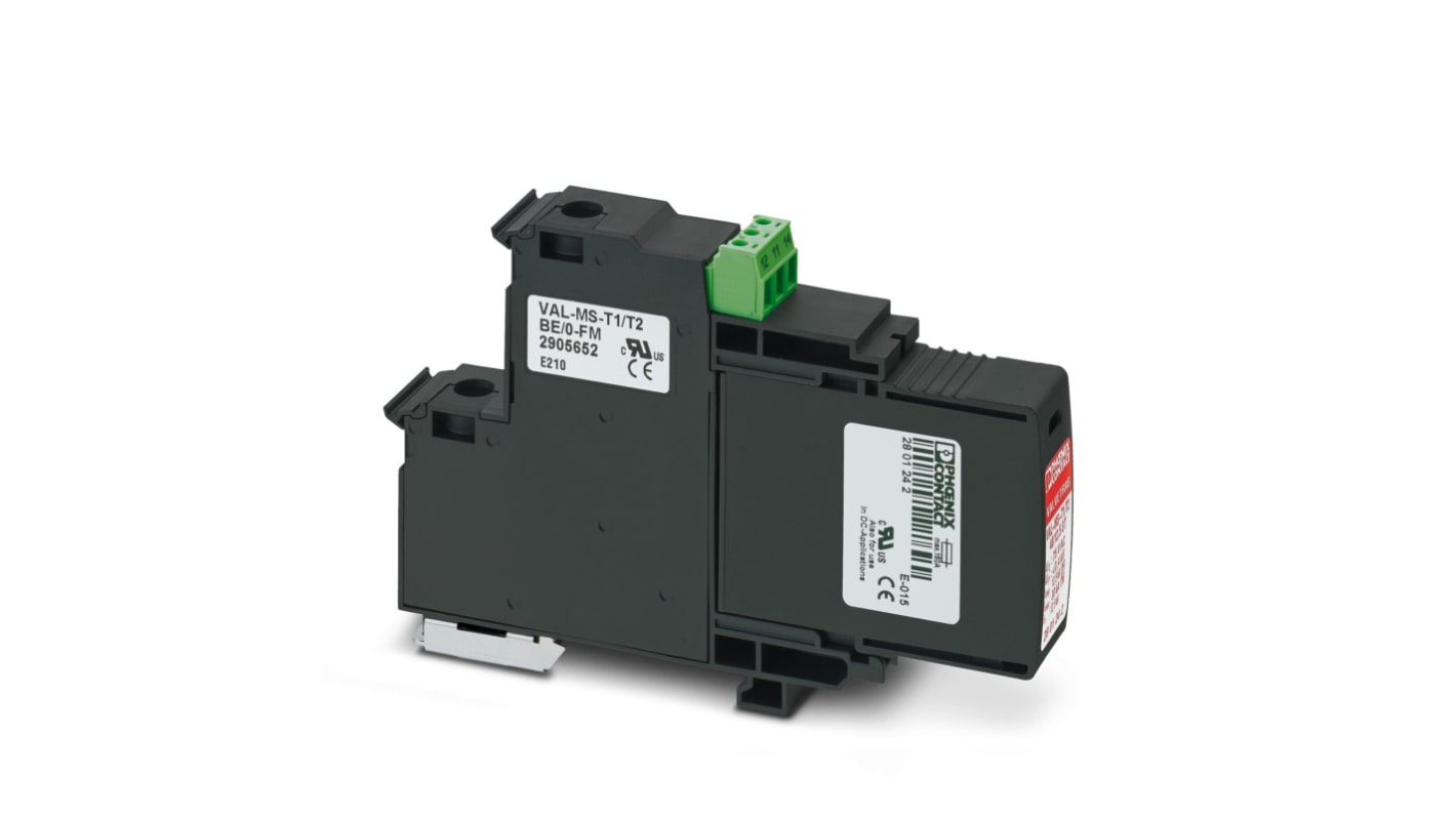 Phoenix Contact 1 Phase Surge Arrester, 400V (Volts), DIN Rail Mount