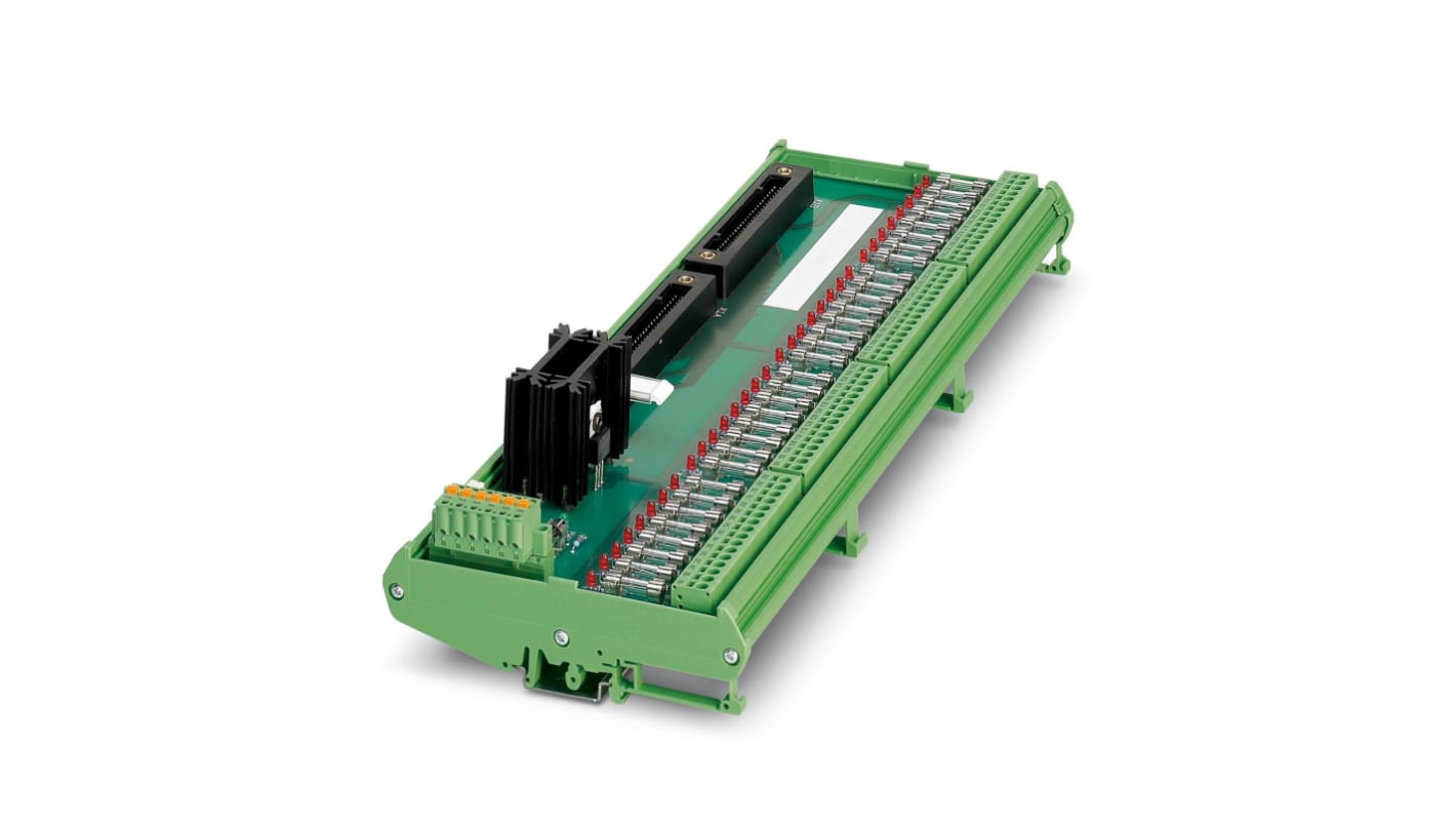 Phoenix Contact FLKM Series 32-Contact Female Interface Module, FLK, IDC Connector, DIN Rail Mount, 1A