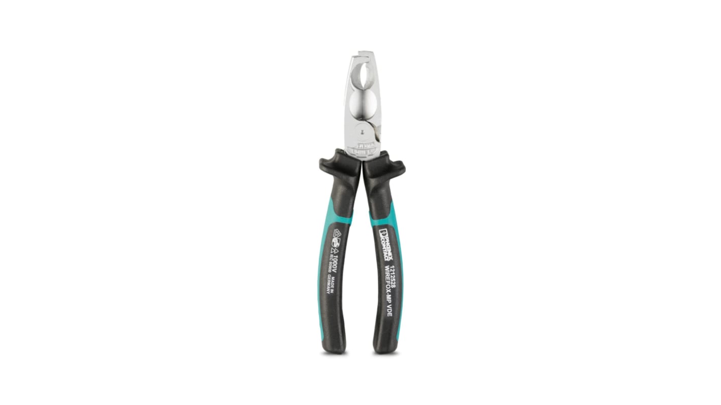 Phoenix Contact WIREFOX Series Stripping Tool Stripping Pliers, 8AWG Max, 190 mm Overall