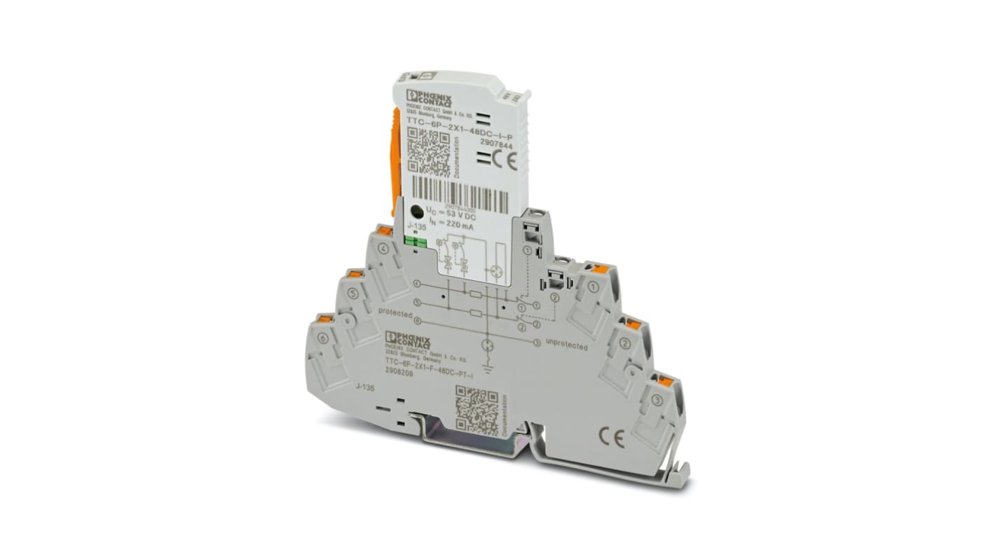 Phoenix Contact Surge Protector, DIN Rail Mount