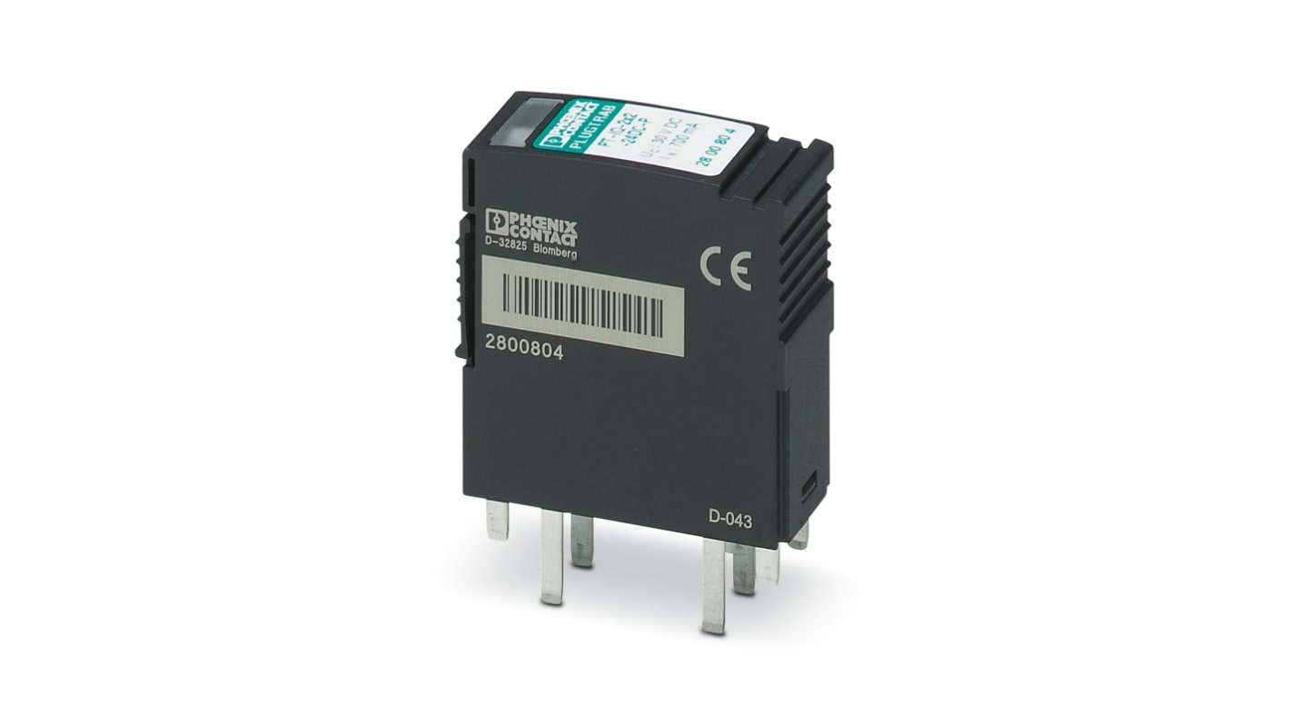 Phoenix Contact, PT Surge Protection Plug 24 VDC Maximum Voltage Rating