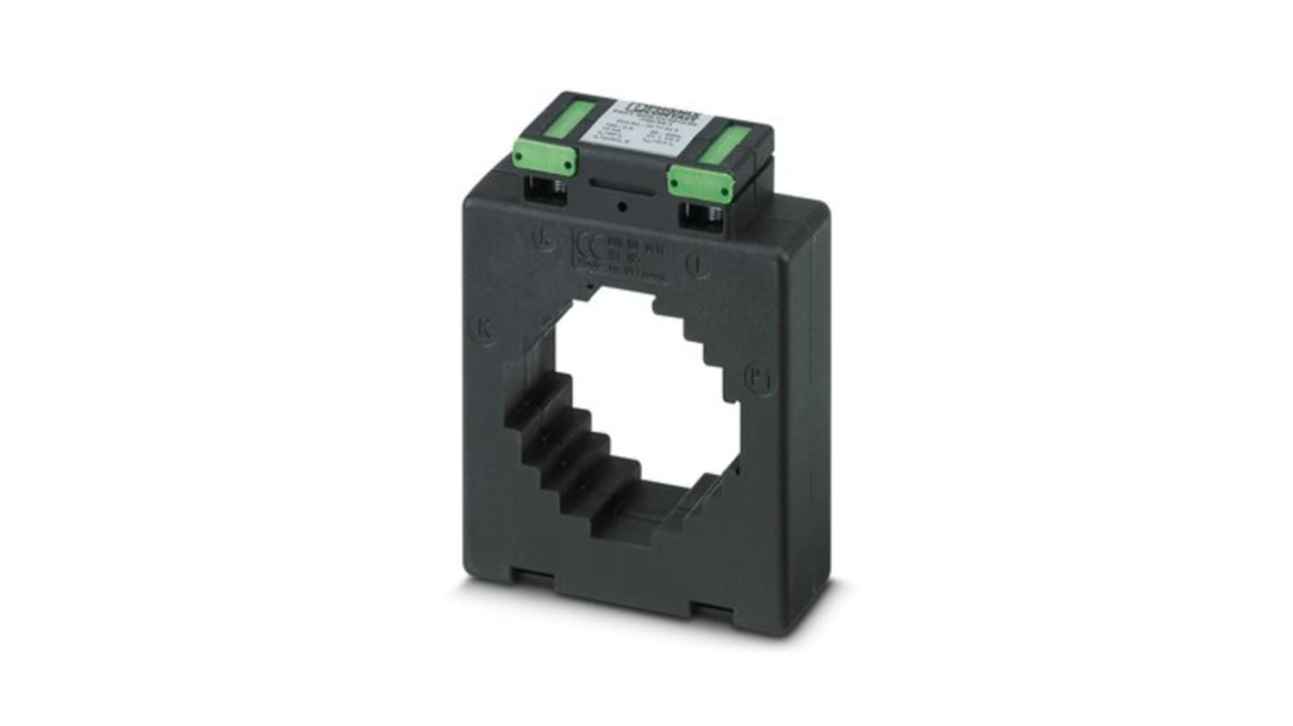 Phoenix Contact PACT MCR-V2 Series Window Current Transformer, 0 → 750A Input, 5 A Output, 52mm Bore