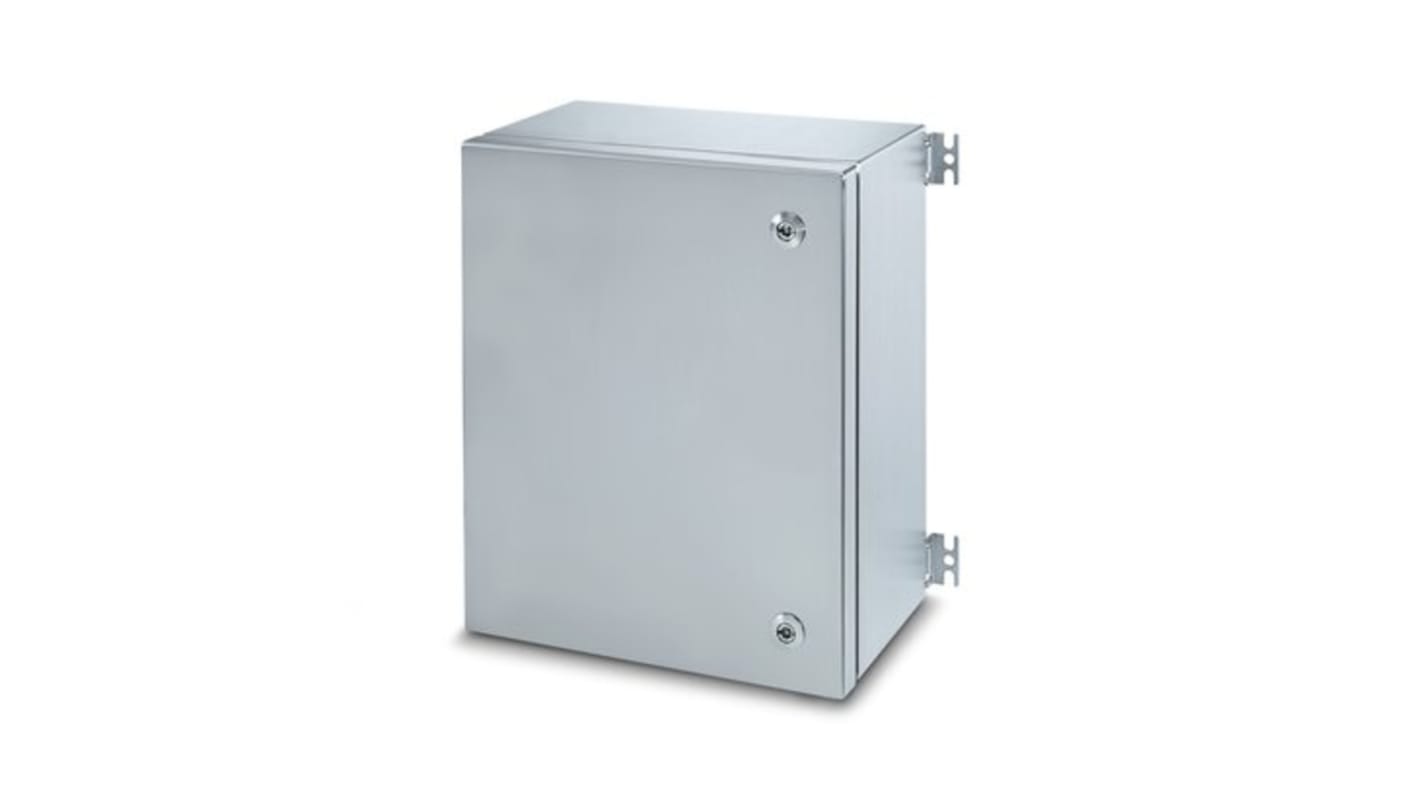 Phoenix Contact Silver 316L Stainless Steel Junction Box, ATEX, IECEx, 480 x 480 x 210mm
