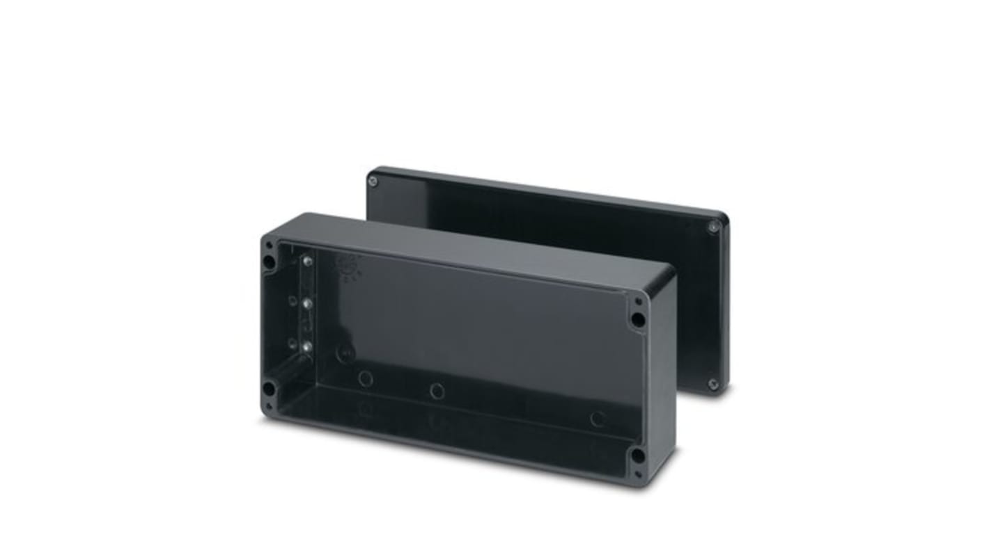 Phoenix Contact Black Glass Fibre Reinforced Polyester Junction Box, 160 x 360 x 91mm