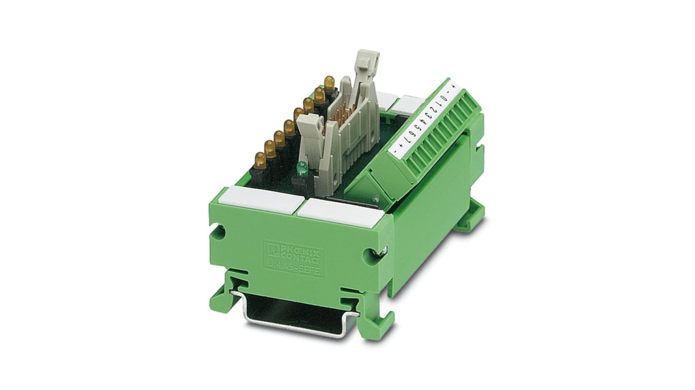 Phoenix Contact VARIOFACE Series 14-Contact Female Interface Module, FLK, IDC Connector, DIN Rail Mount, 1A