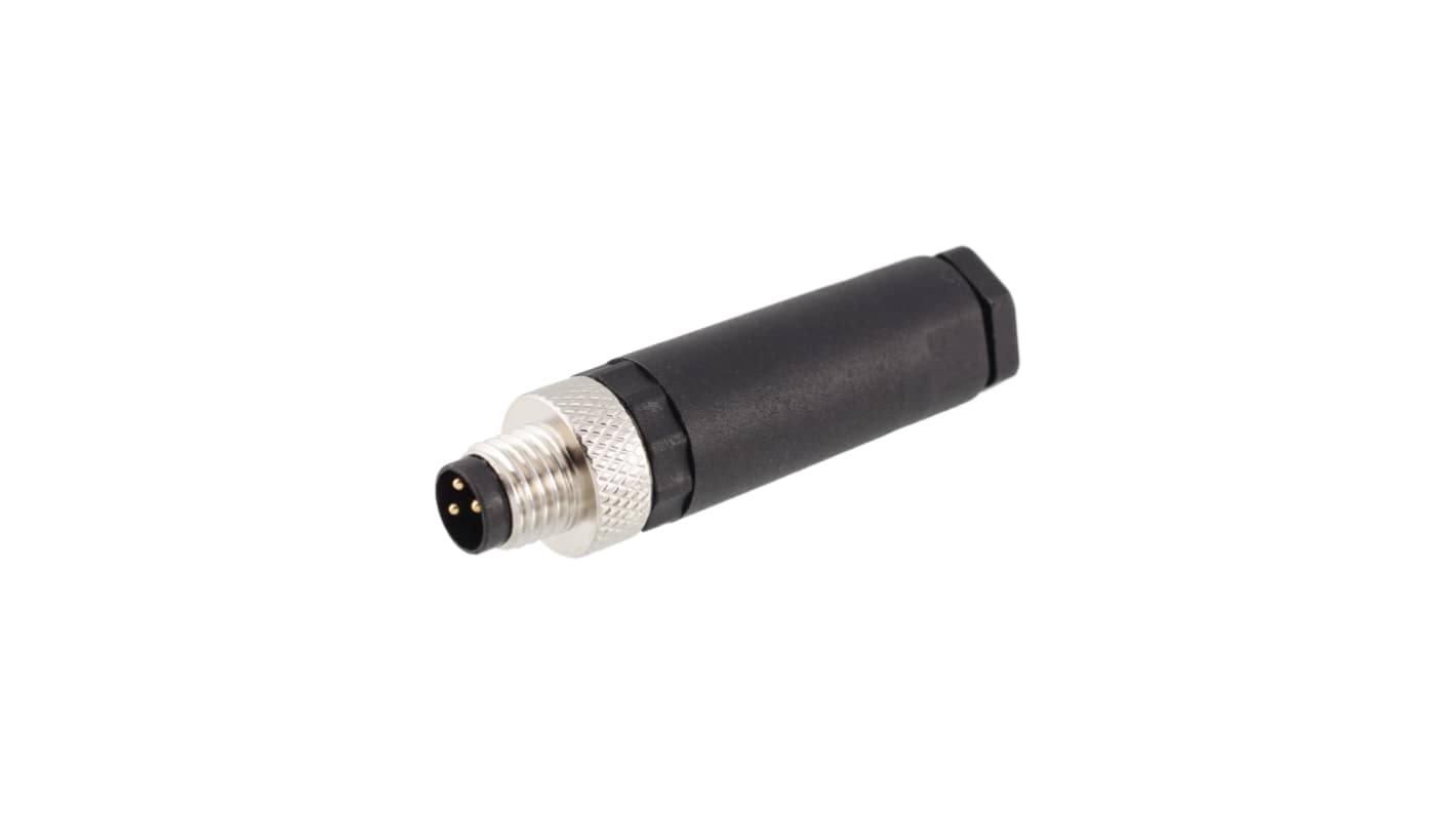Connettori circolari industriali RS PRO, maschio, M8, 3 poli, Cavo