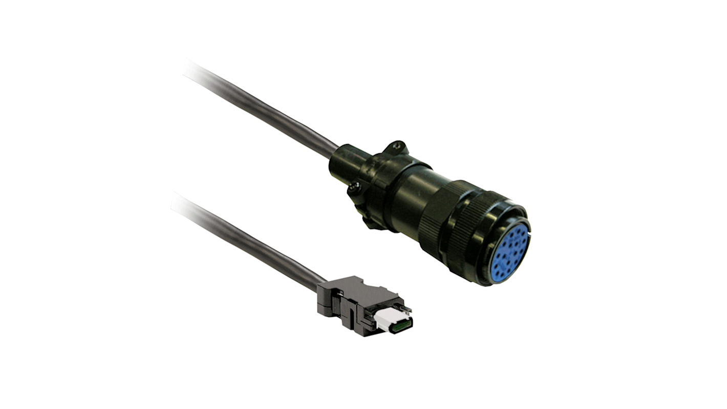 Schneider Electric Lexium Series Encoder Cable for Use with BCH16, LXM16D, 1.5m Length