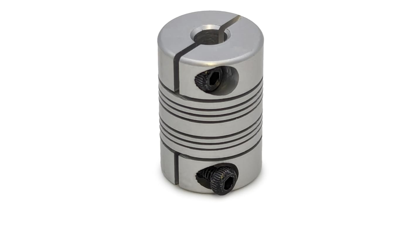 RS PRO Beam Coupling, 25.4mm Outside Diameter, 10mm Bore, 31.8mm Length Flexible Beam Coupling