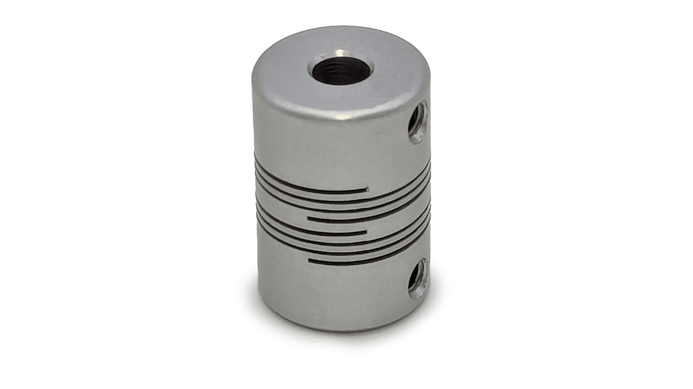 RS PRO Beam Coupling, 25.4mm Outside Diameter, 10mm Bore, 31.8mm Length Flexible Beam Coupling