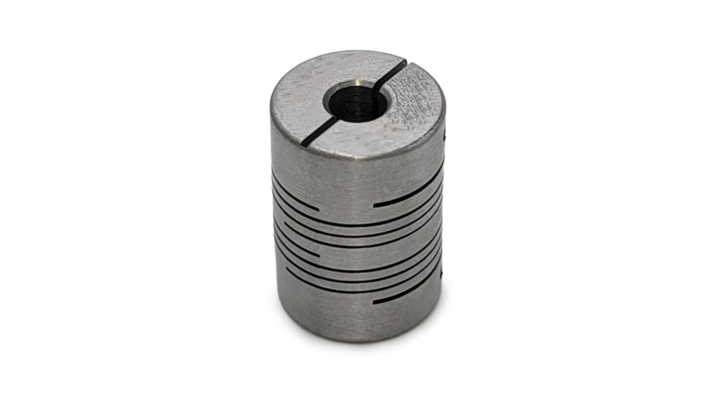 RS PRO Beam Coupling, 20mm Outside Diameter, 6mm Bore, 28mm Length Flexible Beam Coupling
