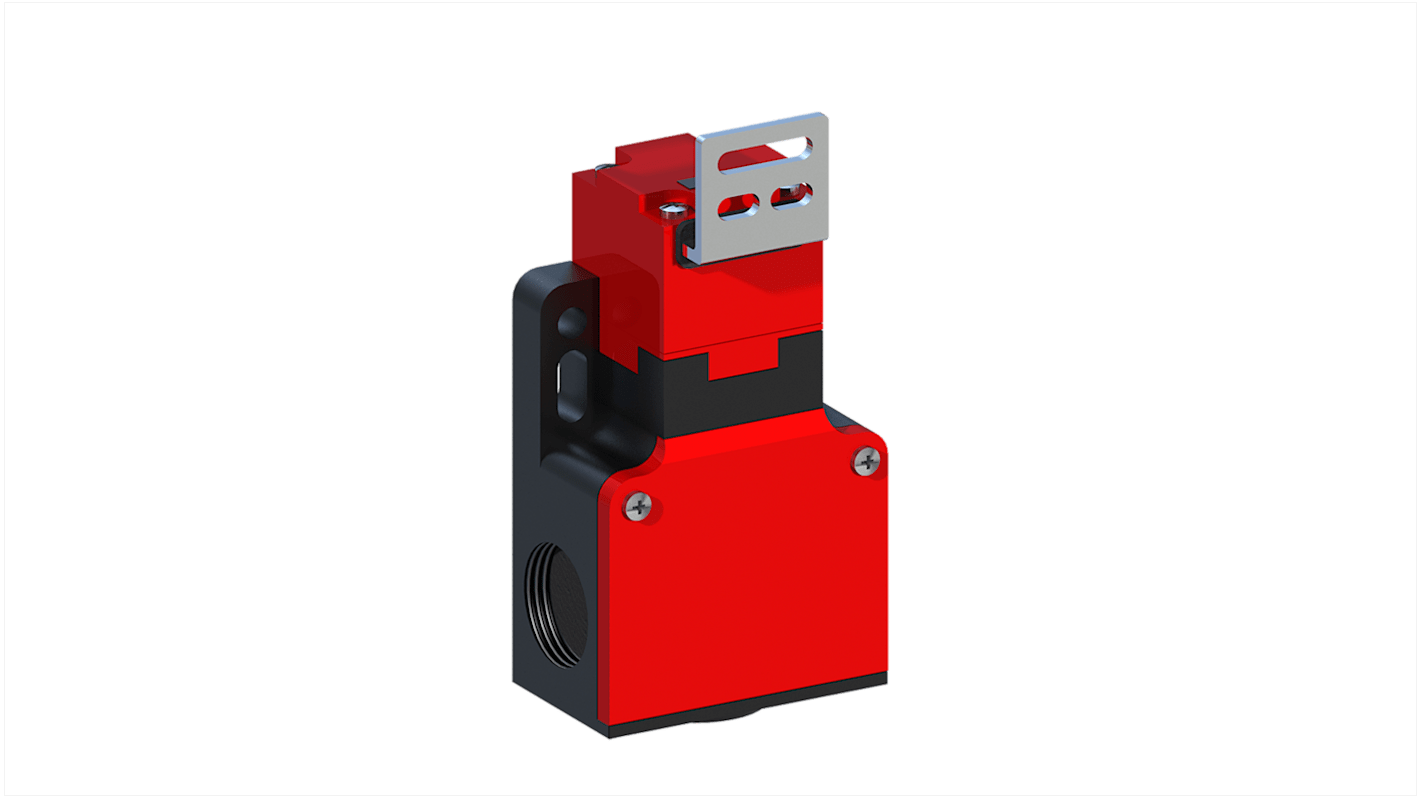 RS PRO Multidirectional Stainless Steel Spring Actuator Safety Limit Switch, 2NC/1NO, IP65, Thermoplastic Housing, 400V