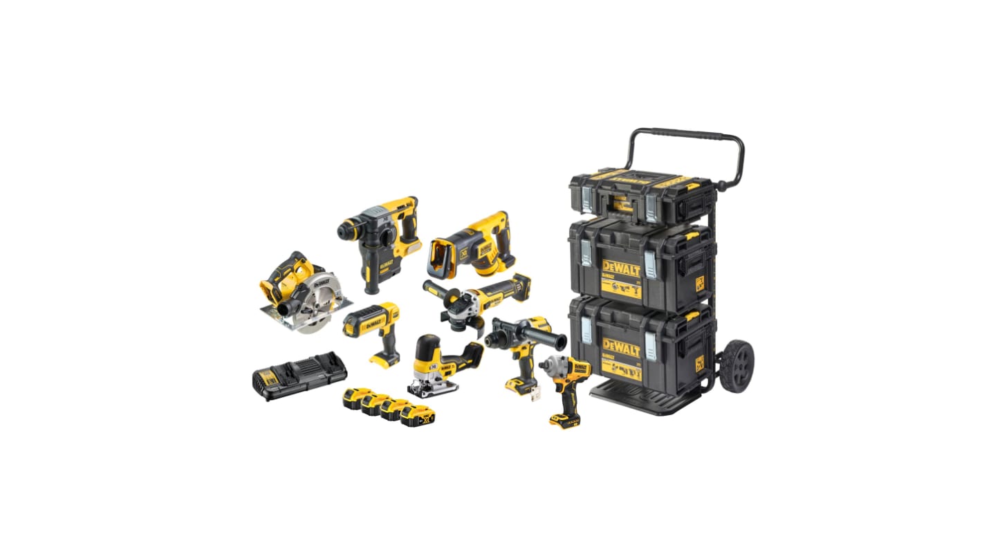 DeWALT DCK856P4 QW 18V Cordless Power Tool Kit Tool Kit RS