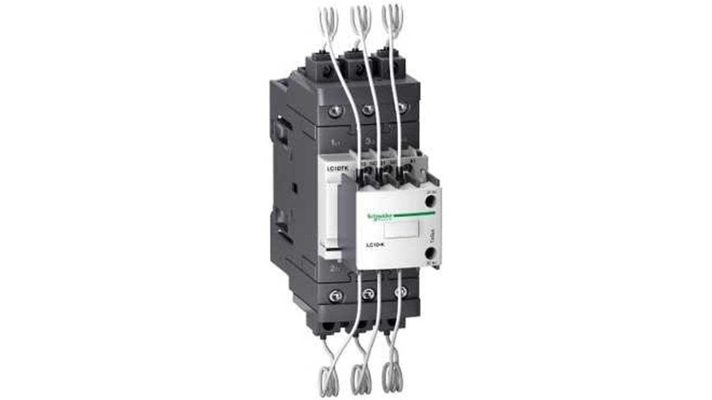 Schneider Electric 接触器, 线圈380 V 交流, 690 V 交流, 3PP, 1NO+2NC, LC1D系列