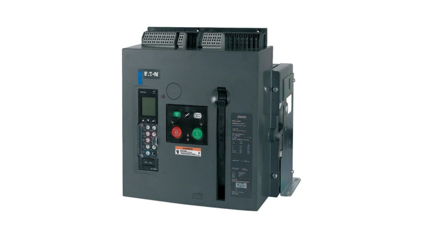 Eaton IZMX/INX Electronic Circuit Breaker 1.6kA IZMX/INX, 3 channels