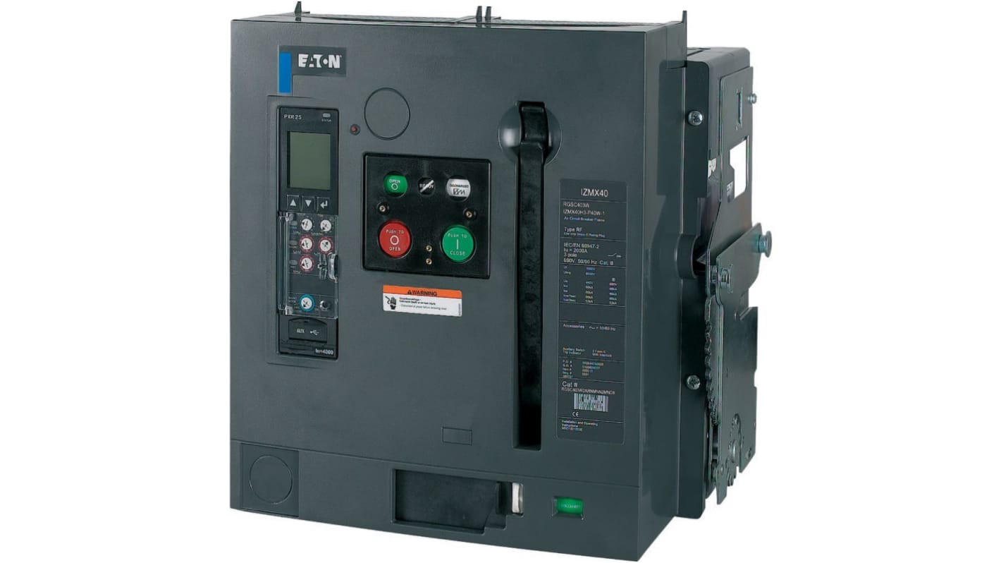 Eaton IZMX/INX Electronic Circuit Breaker 1.6kA IZMX/INX, 3 channels , Withdrawable