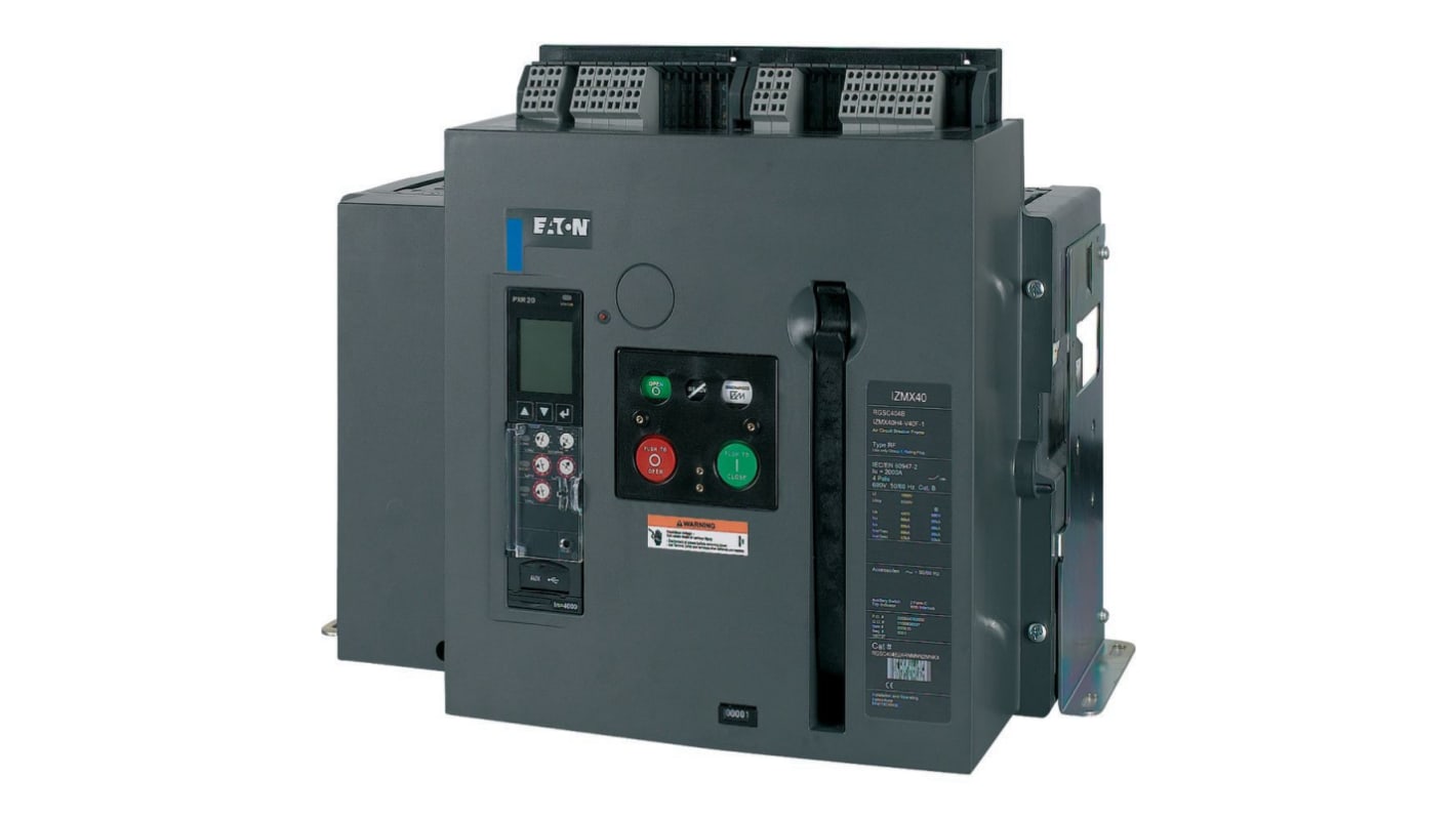 Eaton IZMX/INX Electronic Circuit Breaker 1.6kA , 4 channels , Fixed