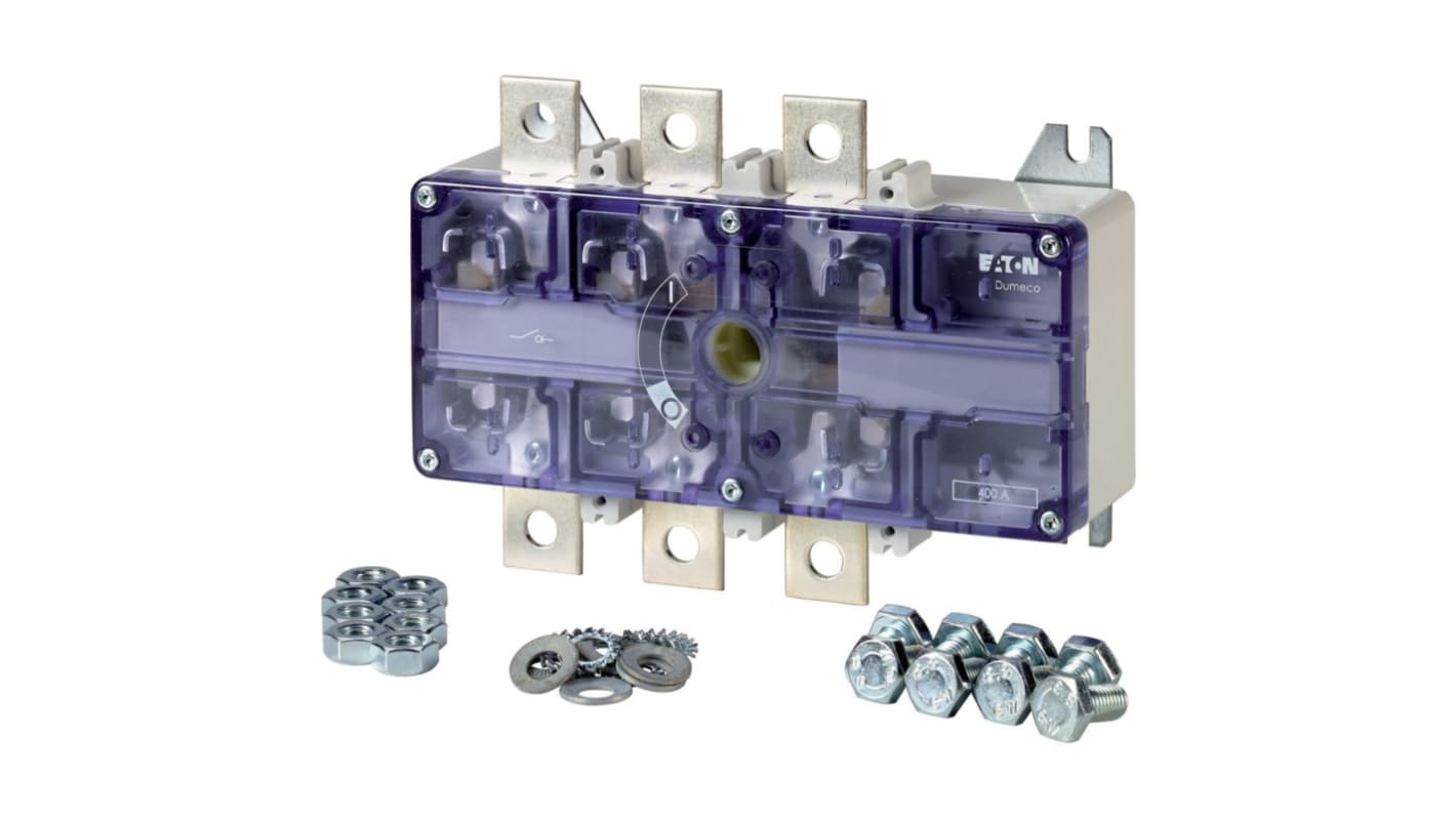 Sezionatore portafusibili Eaton 1814411 DMV-400N/3, corrente max 400A Integrato, 3