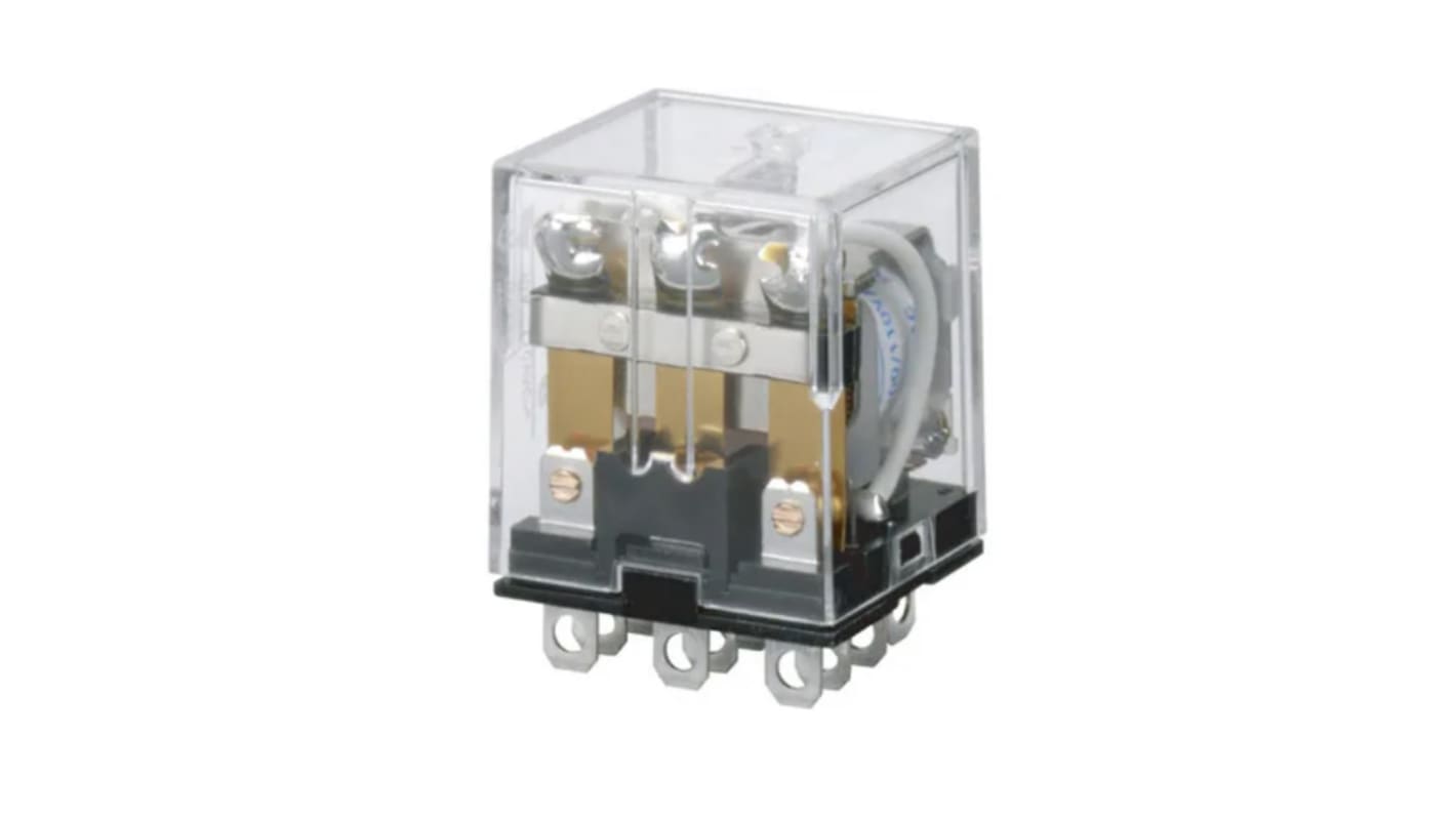 Omron Surface Mount Power Relay, 12V dc Coil, 3PDT
