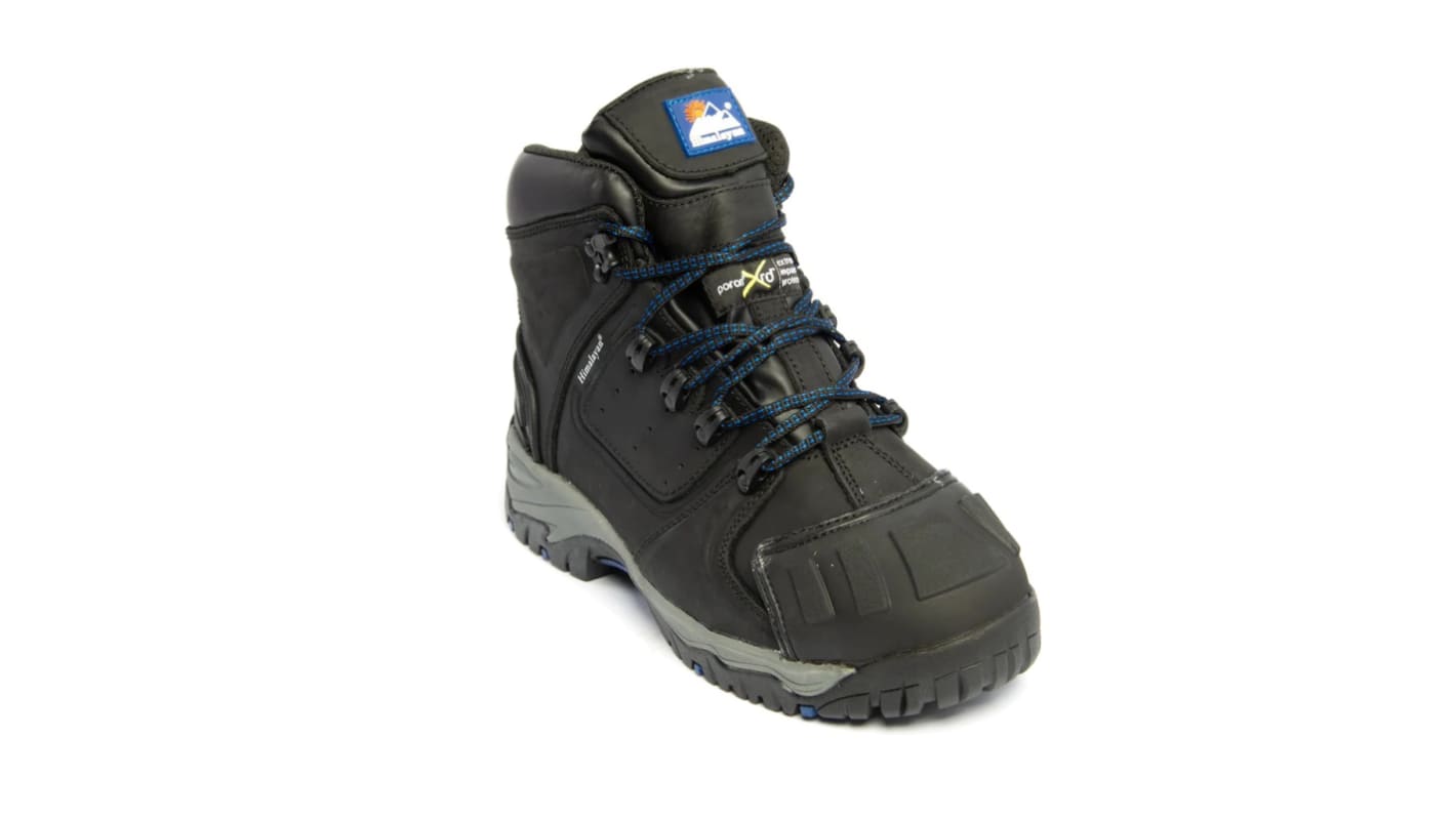Himalayan 5208 Black Steel Toe Capped Unisex Safety Boots, UK 13, EU 47