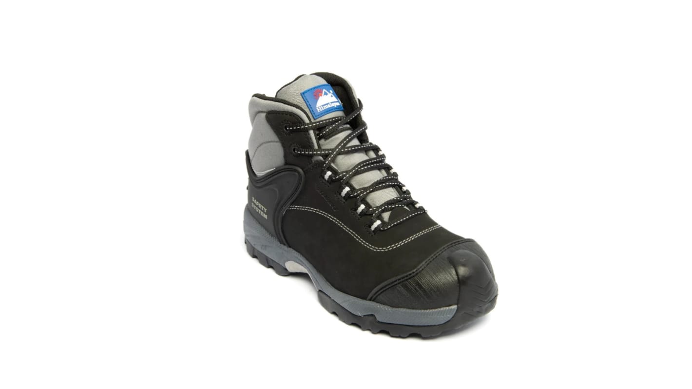 Himalayan 4103 Black Composite Toe Capped Unisex Safety Boots, UK 6, EU 40
