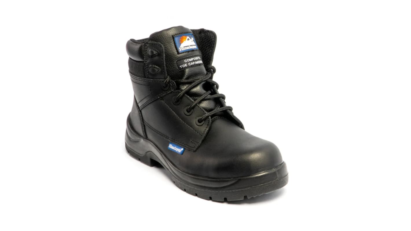Himalayan 5114 Black Composite Toe Capped Unisex Safety Boots, UK 9, EU 43