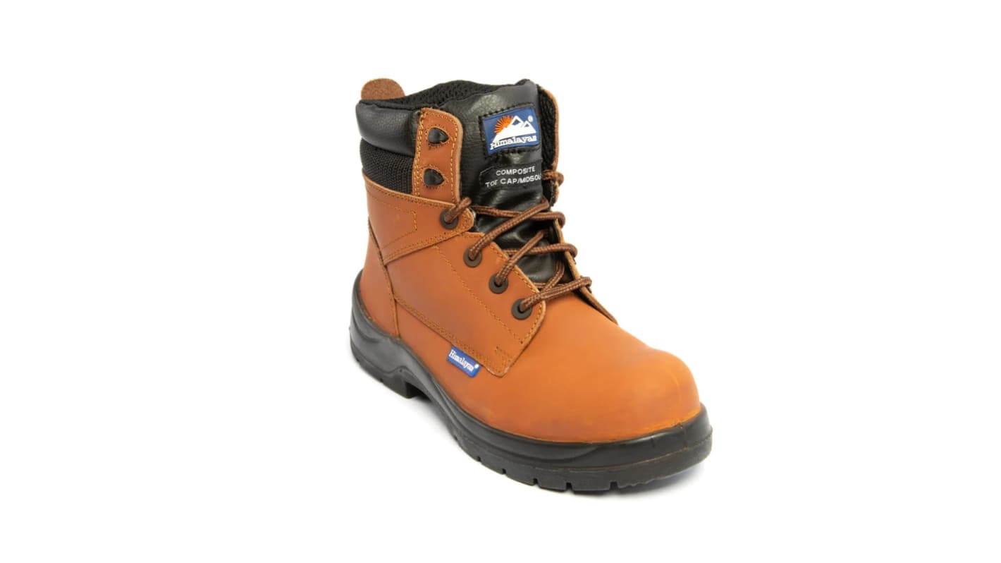 Himalayan 5119 Brown Composite Toe Capped Unisex Safety Boots, UK 13, EU 47