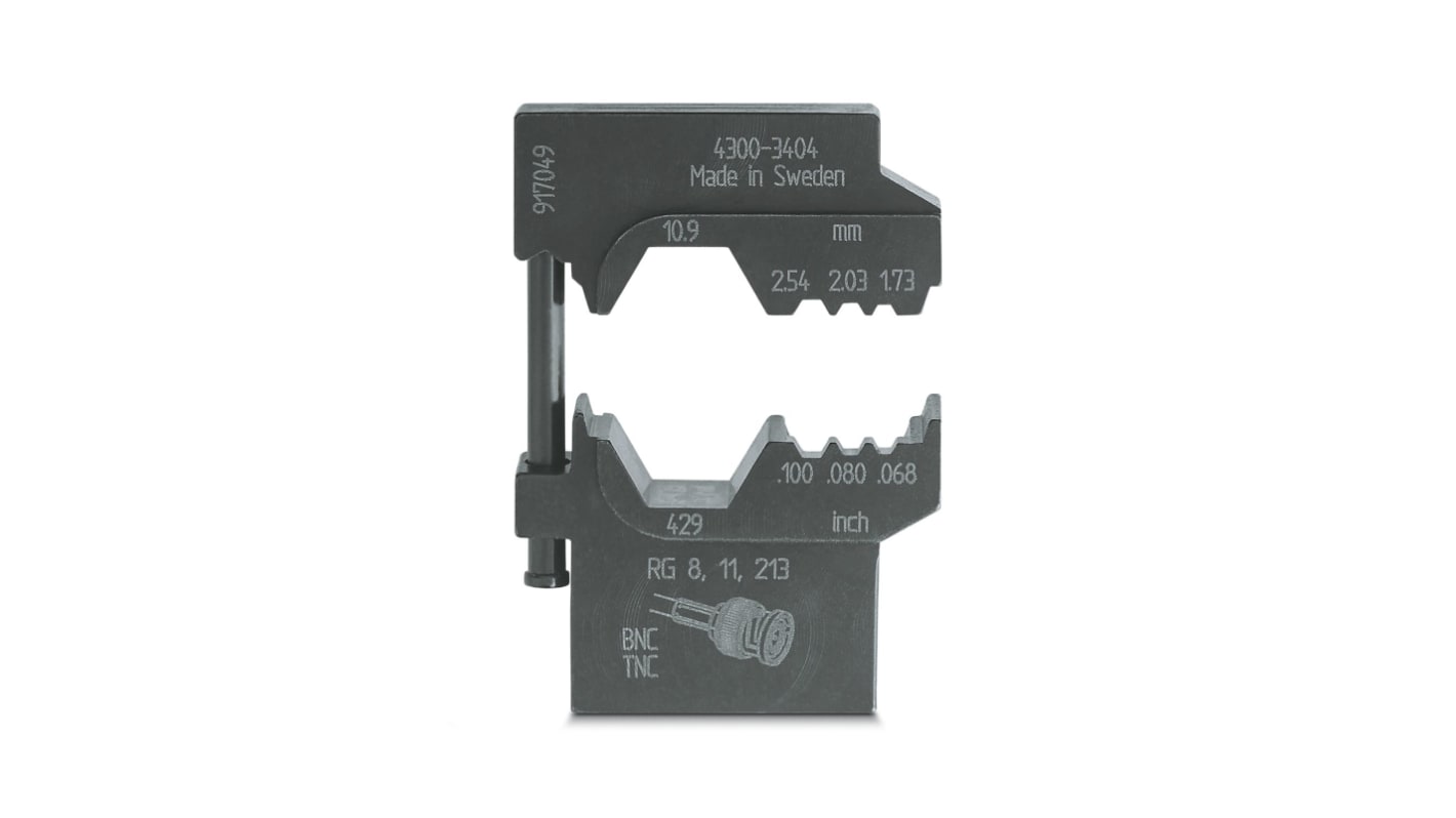 Phoenix Contact, CRIMPFOX-M Crimp Die, Coaxial