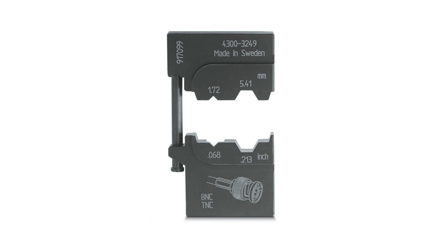Phoenix Contact, CRIMPFOX-M Crimp Die, Coaxial, Hex size 5.41mm
