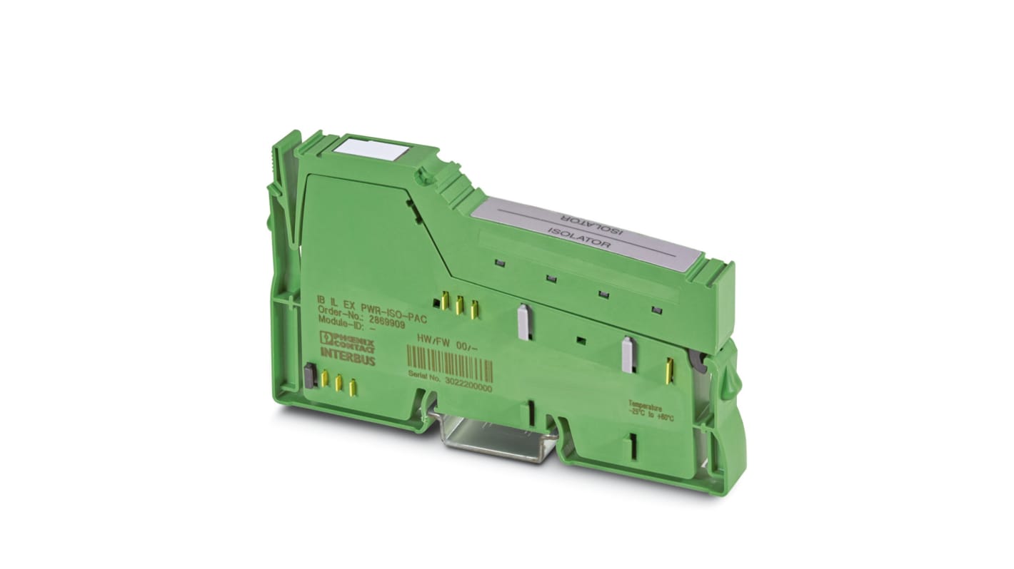 Phoenix Contact 2869909 IB IL EX PWR-ISO-PAC Series Green, ATEX