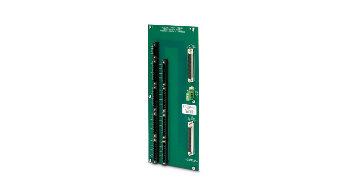 Phoenix Contact FLX-D37F/32CH/DI/TDC3K Series 37-Contact Female Interface Module, D-sub Connector, Panel Mount, 500mA
