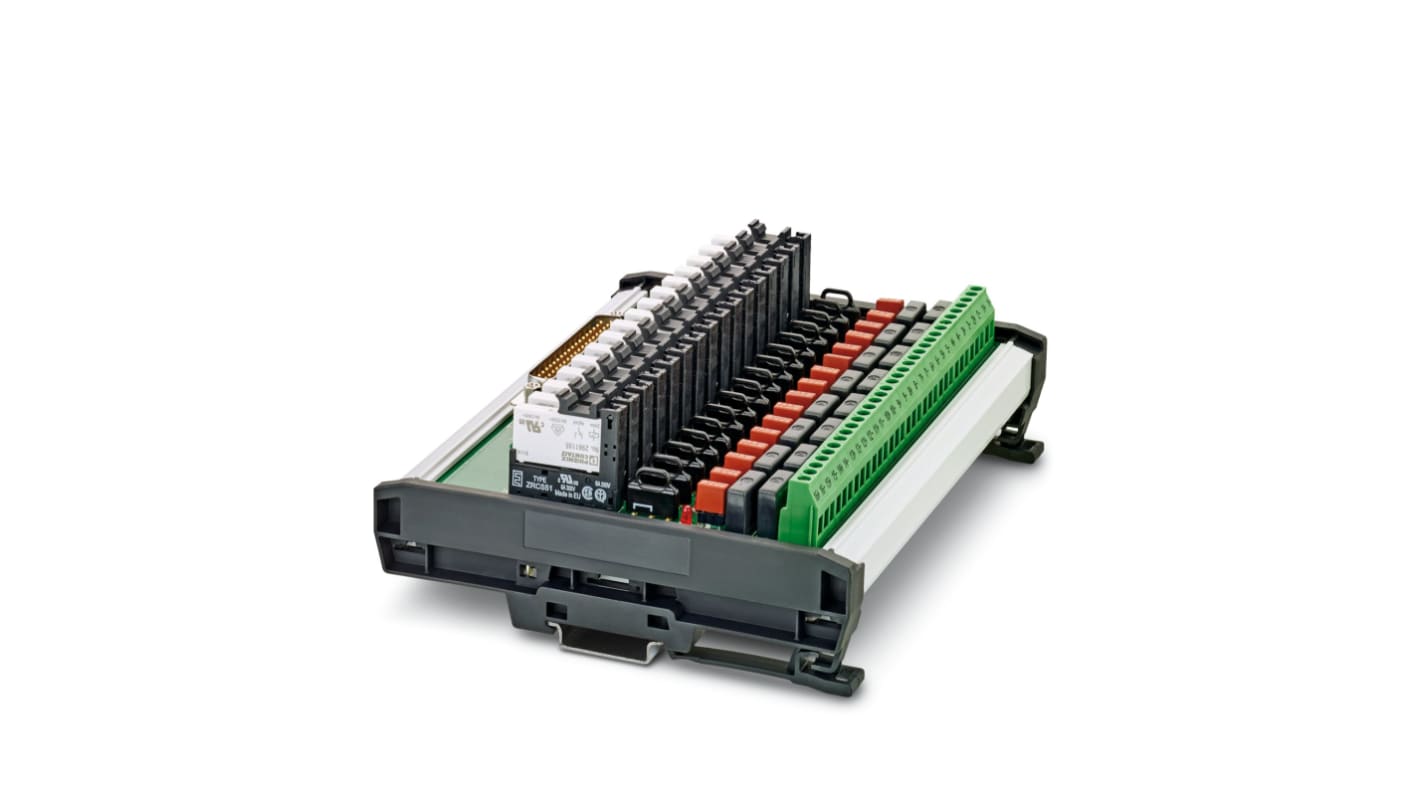 Phoenix Contact VARIOFACE Series 37-Contact Female Interface Module, D-sub Connector, DIN Rail Mount, 3A
