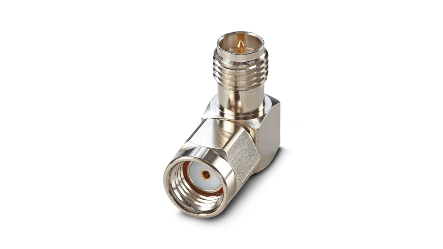 Phoenix Contact Coaxial Adapter SMA Plug to R-SMA Socket 0.3 → 6GHz